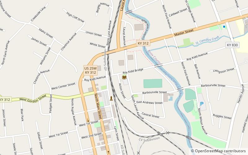 Corbin Public Library location map