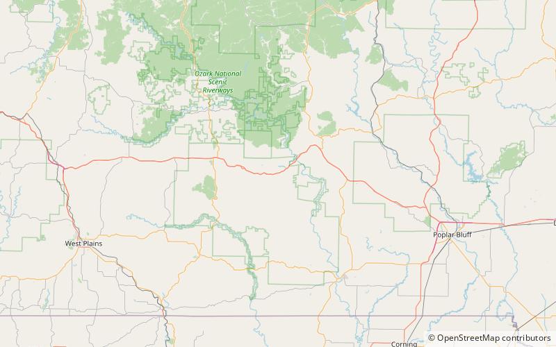 poca hollow mark twain national forest location map