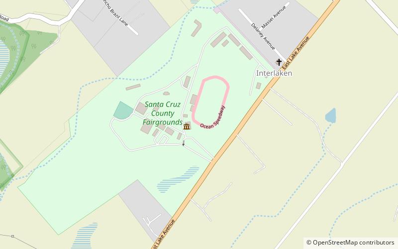 Santa Cruz County Fairgrounds location map