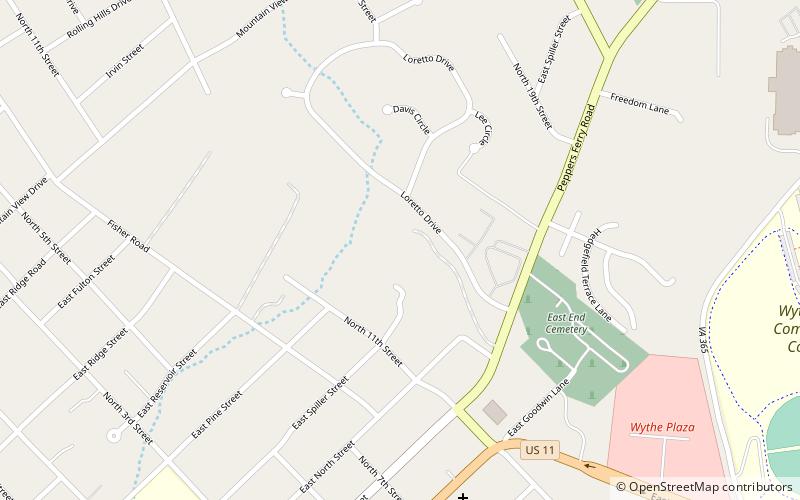 Loretto location map
