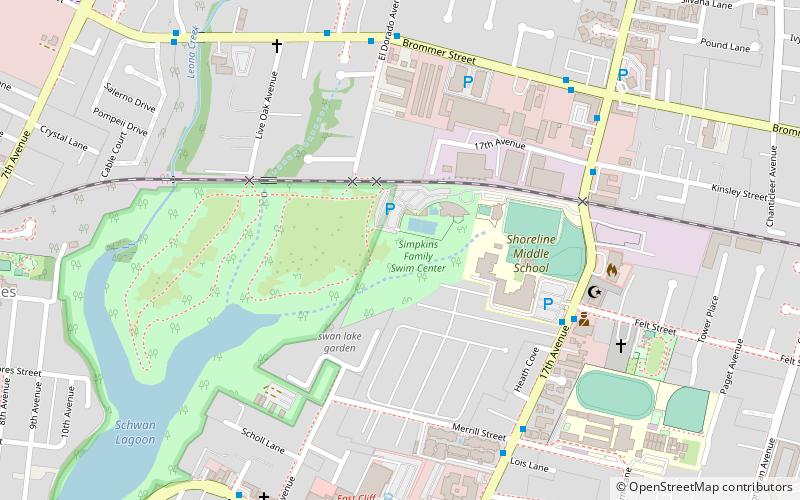 Simpkins Family Swim Center location map