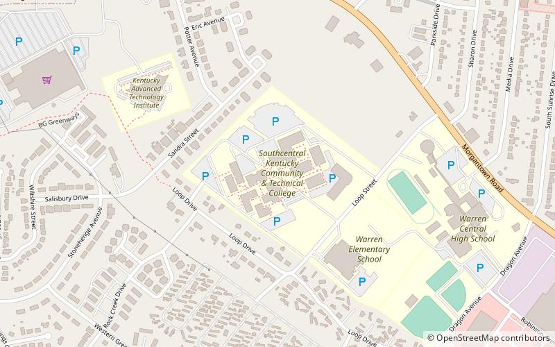 Southcentral Kentucky Community and Technical College location map