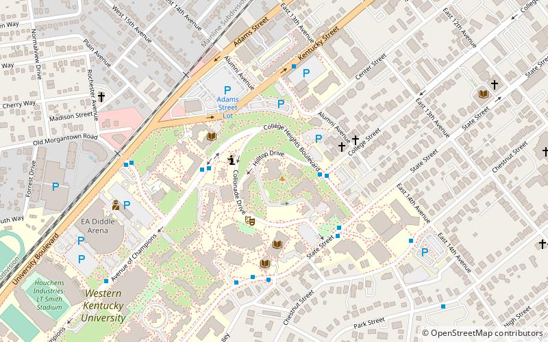 Van Meter Hall location map