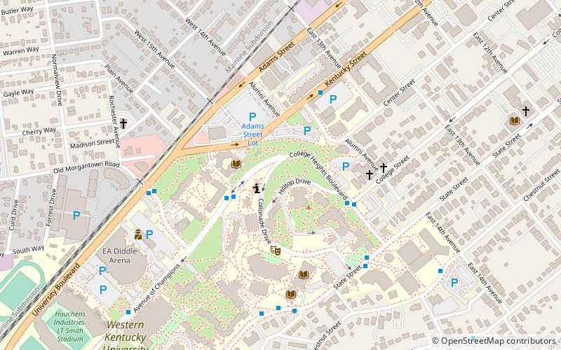 Hardin Planetarium location map