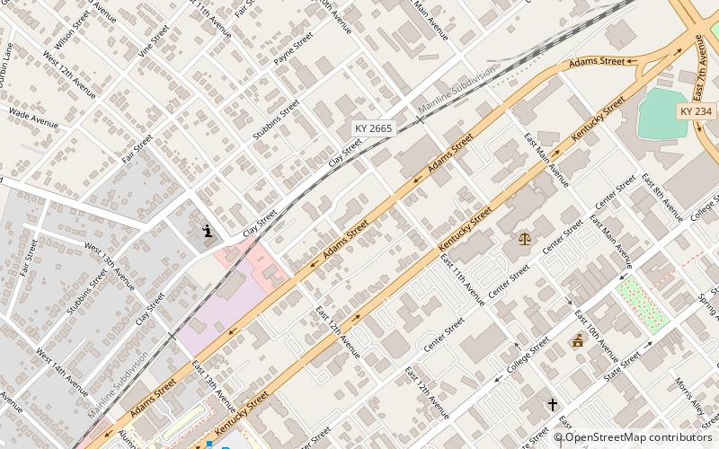 Eloise B. Houchens Center location map