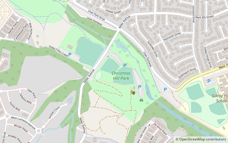 Christmas Hill Park location map