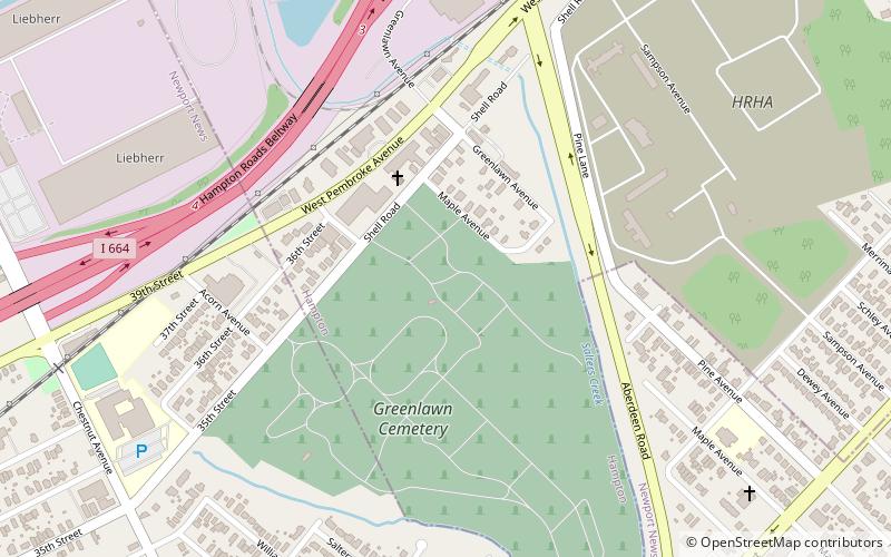 Greenlawn Memorial Park location map