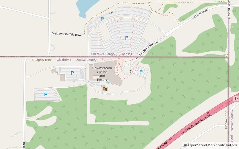 downstream casino resort quapaw location map