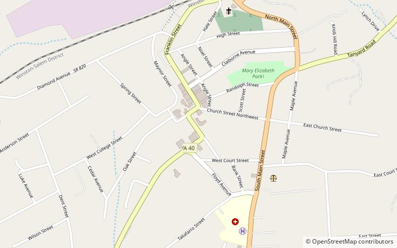 Rocky Mount Farmers' Market location map