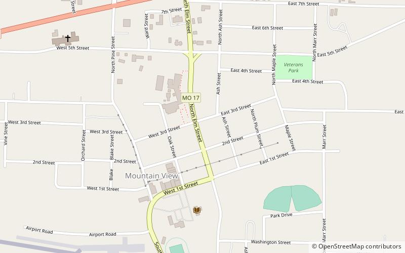 Mountain View location map