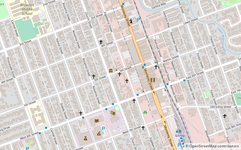 Christian Church of Gilroy location map