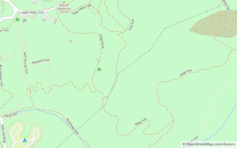 Mount Madonna location map