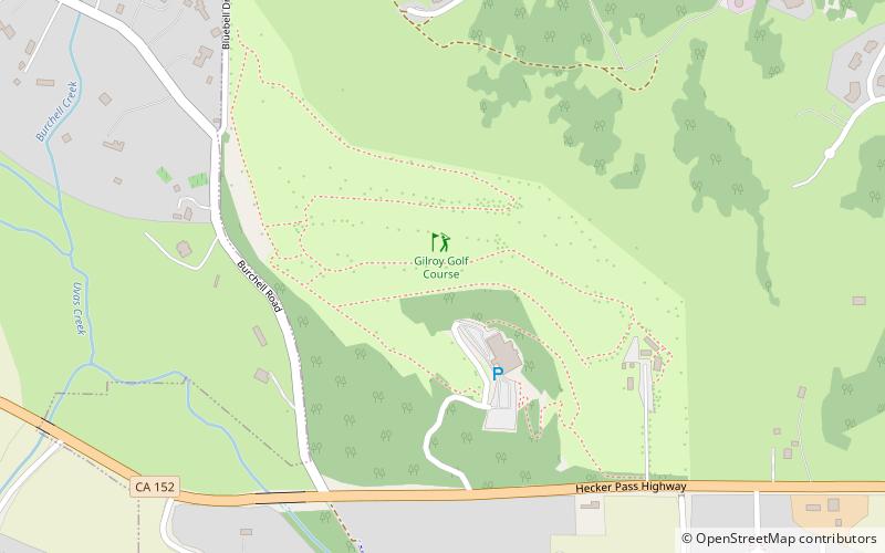 Gilroy Golf Course location map