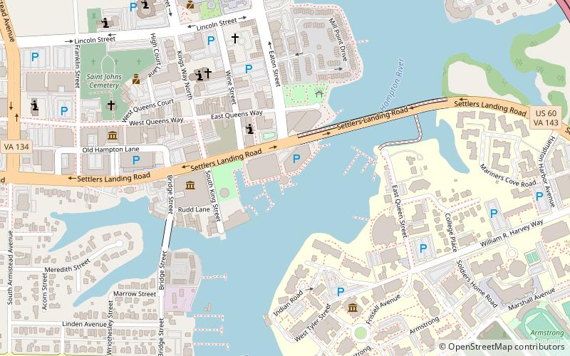 Miss Hampton II Harbor Cruises location map