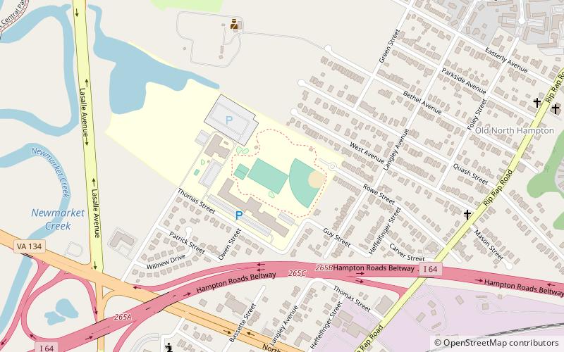 y h thomas community center hampton location map