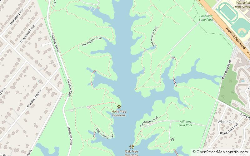 Lake Maury location map