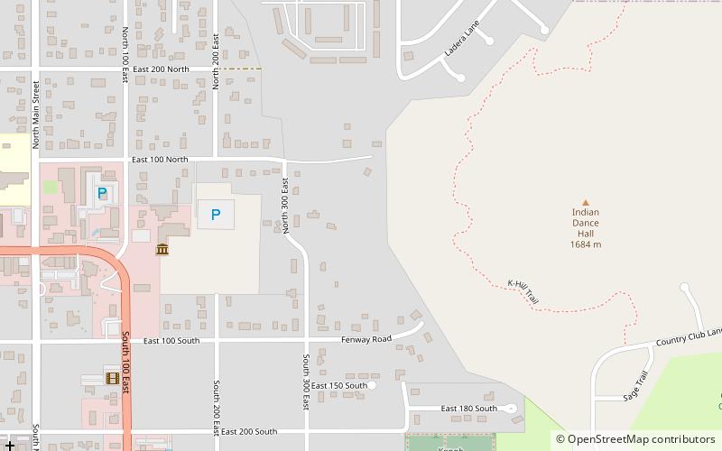 Kanab Library location map