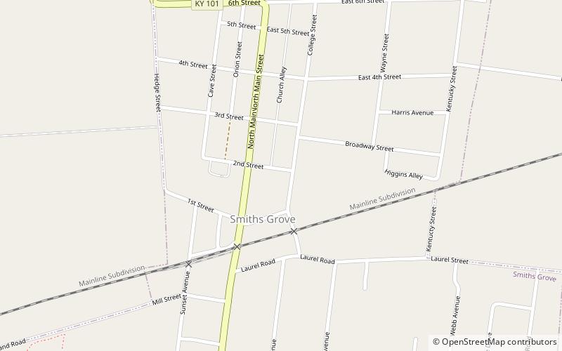 Smiths Grove Presbyterian Church location map