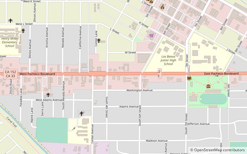 Los Banos location map