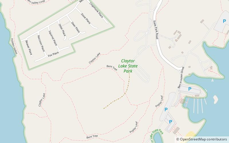 Park Stanowy Claytor Lake location map