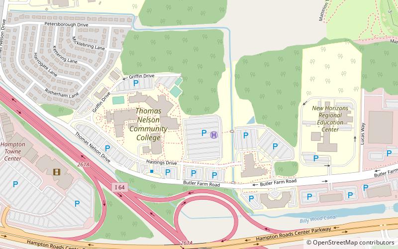 Thomas Nelson Community College location map