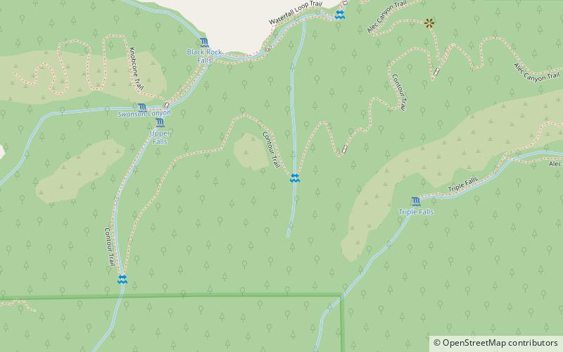 Uvas Falls location map