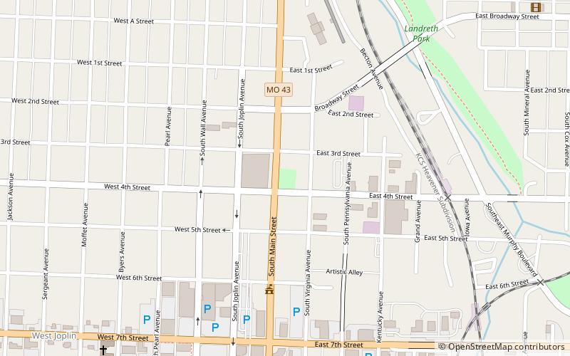spiva center for the arts joplin location map