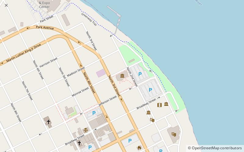 The National Quilt Museum location map