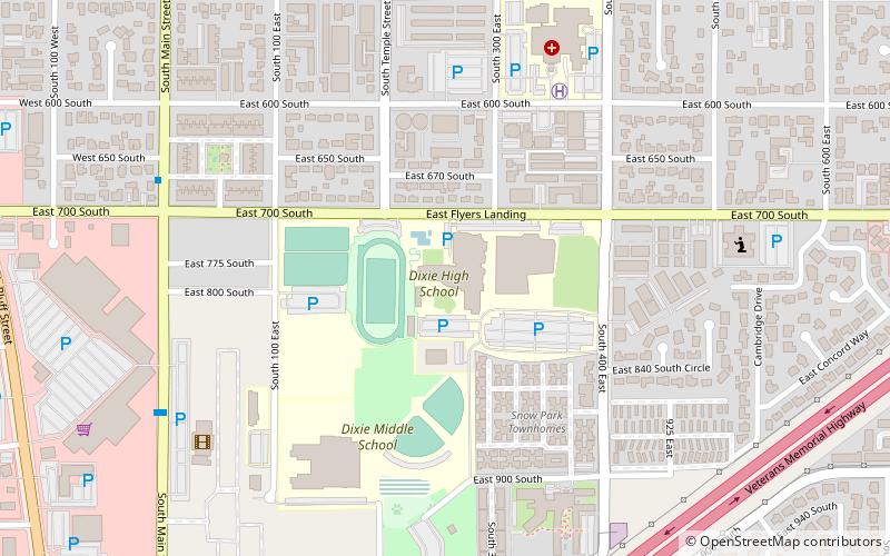 Dixie State University location map