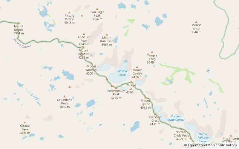 Lodowiec Palisade location map