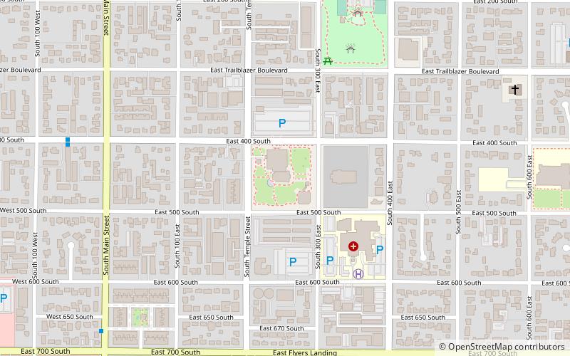 St. George Utah Temple location map