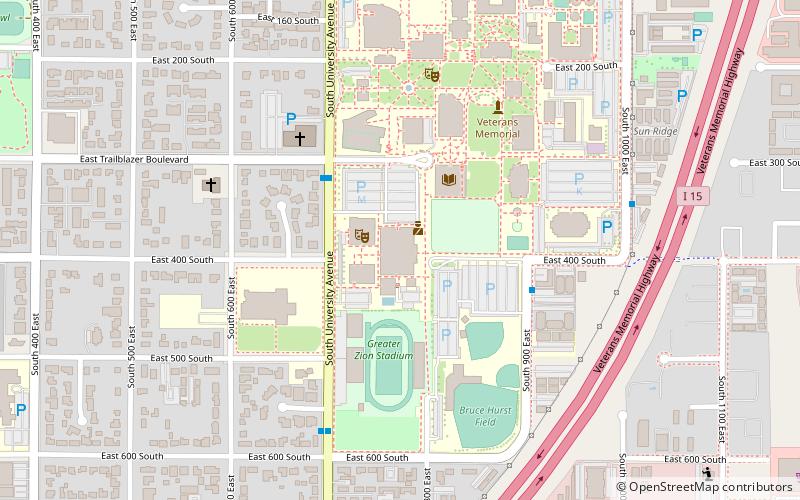 burns arena saint george location map