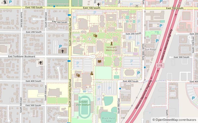 Dixie State University location map