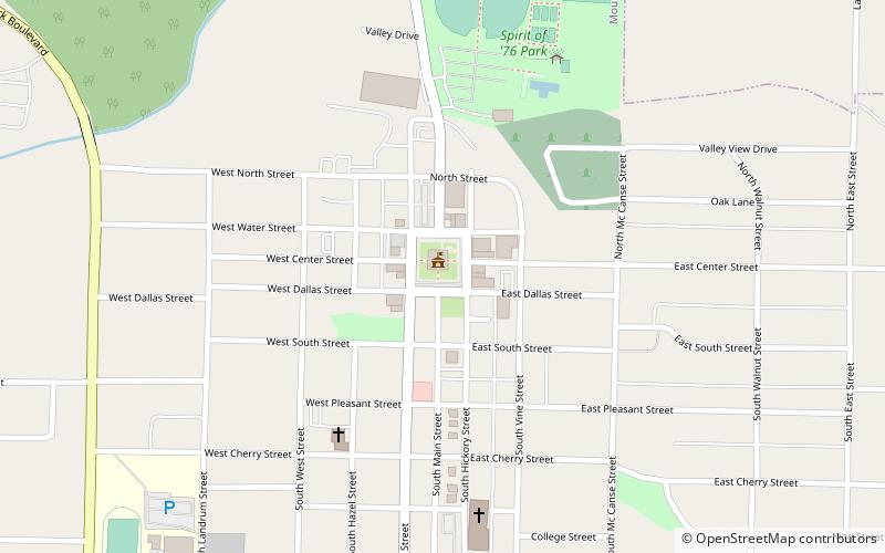 Lawrence County Courthouse location map