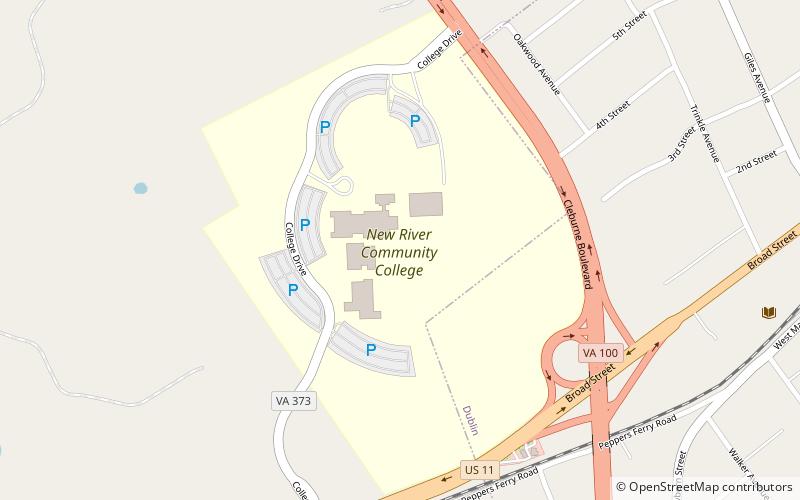 New River Community College location map