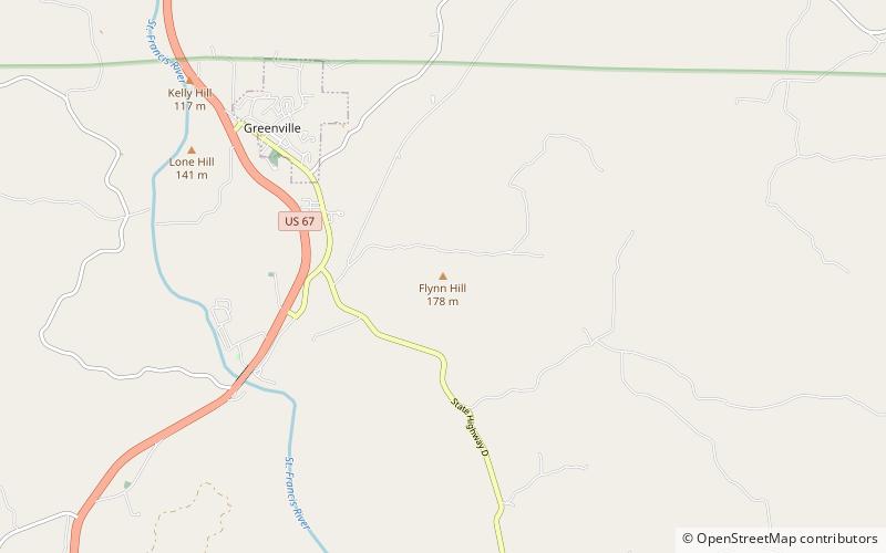 Flynn Hill location map