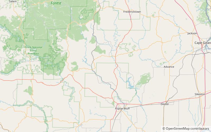 Meador Valley location map