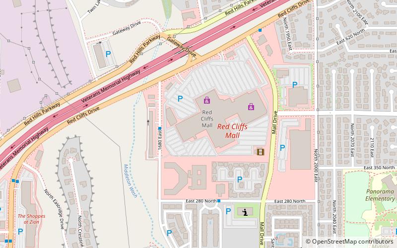 red cliffs mall saint george location map