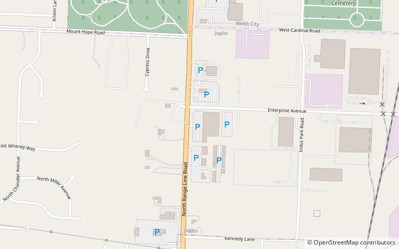 Rangeline Antique Mall location map