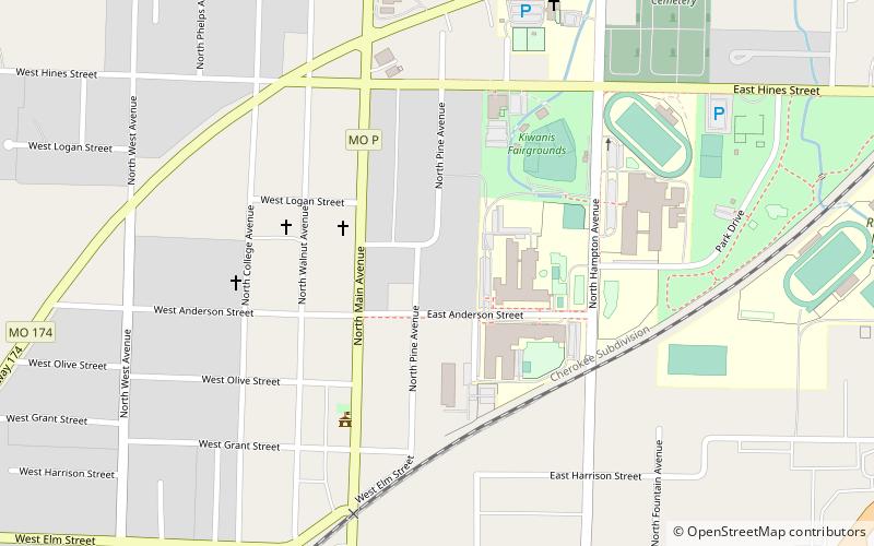 Elijah Teague Anderson House location map