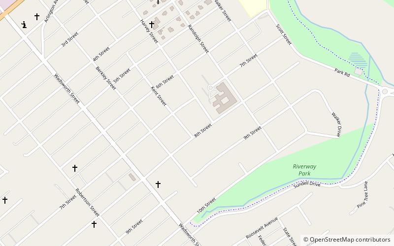 Harvey House location map