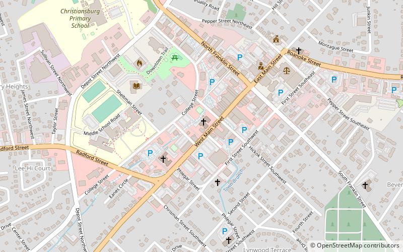 Christiansburg Presbyterian Church location map