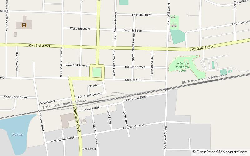 Mountain Grove City Hall location map