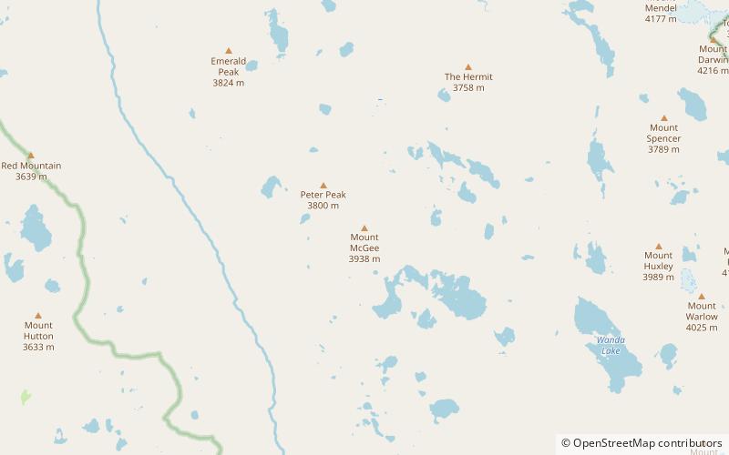 Mount McGee location map