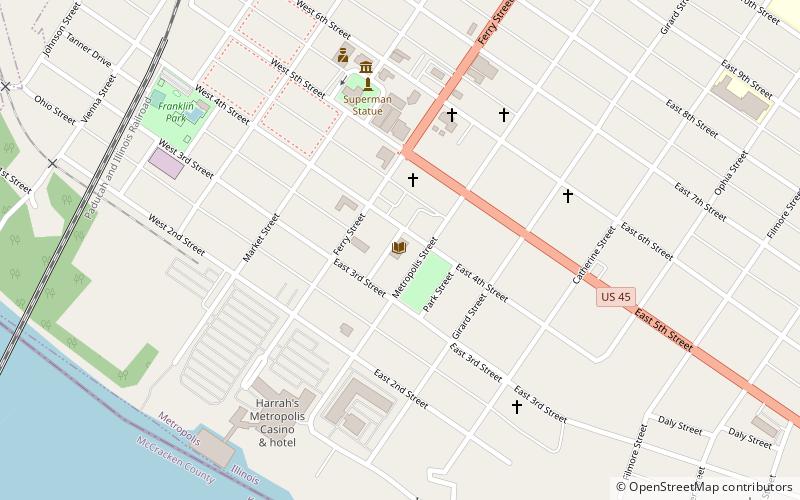 Metropolis Public Library location map