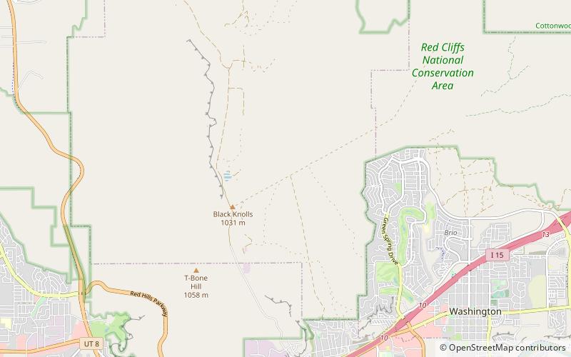 Red Cliffs National Conservation Area location map