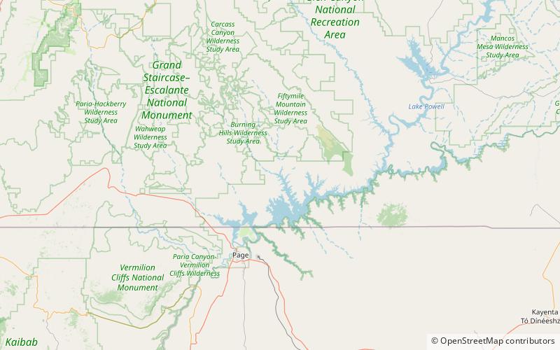 croton canyon glen canyon national recreation area location map