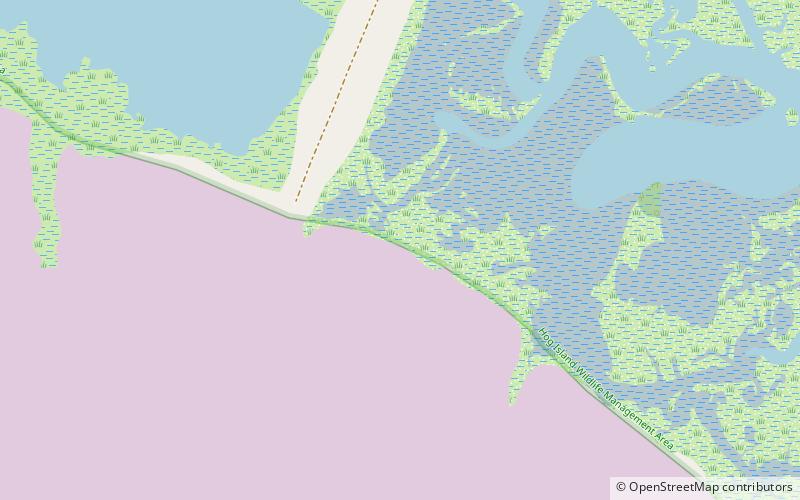 hog island wildlife management area location map