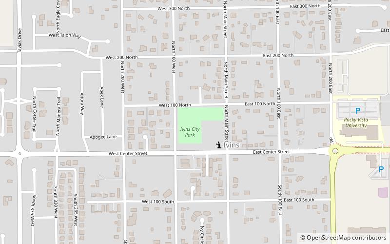 Ivins City Park location map