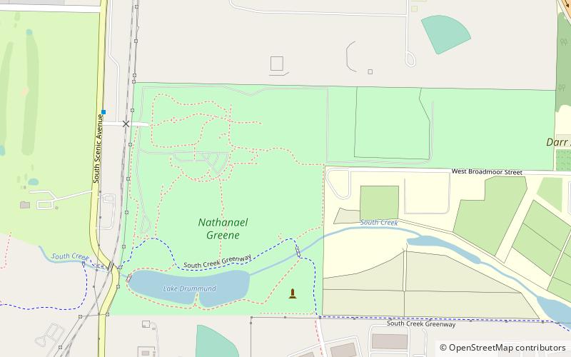 Nathanael Greene location map